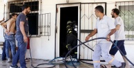 Müstakil evde çıkan yangın korkuttu