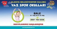 Alanya! Bale kursu başlıyor