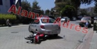 Alanya'da yine motosiklet kazası: 1 yaralı var
