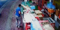 Marketi soyan hırsızları kendisi yakalamaya çalıştı