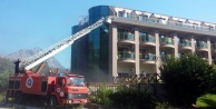 5 yıldızlı otelde korkutan yangın