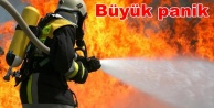 Alanya'da korkutan köfteci yangını