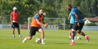 Alanyaspor çift idman yaptı