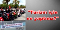 Motosiklet sürücüleri o otelciye sitem ettiler