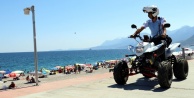 Sahillerin güvenliği ATV'li polislere emanet