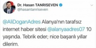 Tanrıseven Alanya Adres'i kutladı