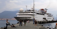 Alanya'ya denizden geldiler