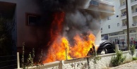 Komşu Gazipaşa'da korkutan yangın