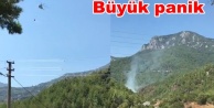 Sapadere'de yangın! Korkulan olmadı