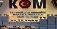 Alanya'da kaçak gözlük operasyonu