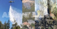 Alanya'da yangın paniği!