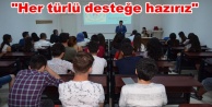 İlk ve acil yardım öğrencileri ders başı yaptı