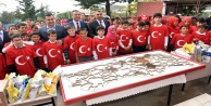 81 ilden gelen toprakla Türkiye haritası yaptılar