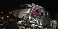 Antalya otobüsü kaza yaptı: 1 ölü, 20 yaralı var