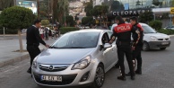 Alanya'da şüpheli araçlara denetim