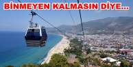 Alanya Teleferiğinde dev kampanya