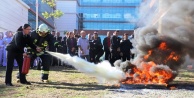 Hastanede gerçeğini aratmayan yangın tatbikatı
