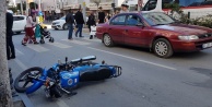 Motosiklet 4 yaşındaki çocuğa çarptı
