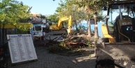Ruhsatsız yapılar böyle yıkıldı