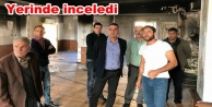 Yıldırım düşen camiye Güney'den yardım eli