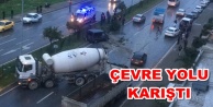 Alanya'da beton mikseri kazası: 2 yaralı var