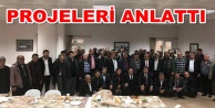 Yüksel kamyoncularla buluştu