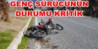Alanya'da motosiklet kazası! 1 ağır yaralı var