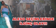 Eğirdir'den ambulansla oy kullanmaya geldi