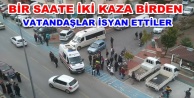 Alanya'da aynı yerde bir saatte iki kaza!