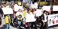 Alanya’da çocuk istismarına tepki yürüyüşü