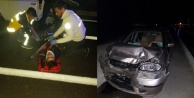 Feci trafik kazası: 2 yaralı var
