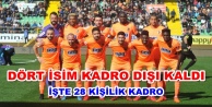 İşte Alanyaspor'un yeni kadrosu!