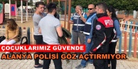 Alanya’da polis parklarda denetimlerini sürdürüyor