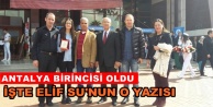 Alanyalı Elif Su'dan duygulandıran yazı