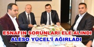 Başkan Yücel, ALESO'nun sofrasına konuk oldu