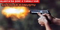 Alanya'da villada silahlar konuştu