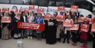 Kadınların vicdan konvoyu Antalya'dan yola çıktı