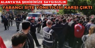 Şehit cenazesine büyük saygısızlık