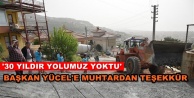 Sugözü Mahallesine yeni beton yol