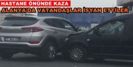 Yeni hastane kavşağında kaza eksik olmuyor