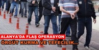 Alanya'da 7 tefeci şüphelisi gözaltına alındı