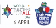 Alanya'da masa tenisi etkinliği