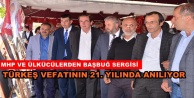 Alanya'da Türkeş için sergi açıldı