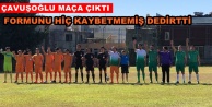 Bakan Çavuşoğlu, lise öğrencileriyle futbol maçı yaptı