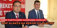 Özbek aday adaylığını açıkladı