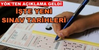 Seçimler nedeniyle sınavlar ertelendi