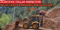 Üç Mahallenin grup yolu genişletiliyor