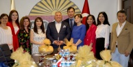 Kazak gazetecilerden ALTSO'ya ziyaret