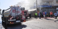 Market deposunda yangın çıktı!