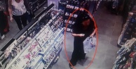 Alanya'da hırsız böyle görüntülendi